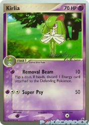 Kirlia (Team Rushdown) 34/109<br/>Ken Sugimori