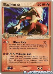 Blaziken ex (Blaziken Tech) 89/95<br/>Hikaru Koike