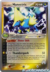 Team Aqua's Manectric (Blaziken Tech) 4/95<br/>K. Utsunomiya