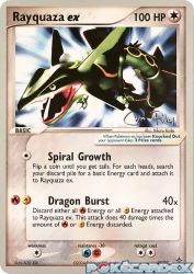 Rayquaza ex (Blaziken Tech) 97/97<br/>Hikaru Koike