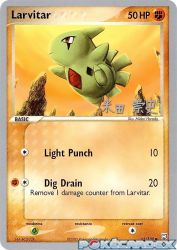 Larvitar (Dark Tyranitar Deck) 63/109<br/>Midori Harada
