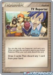 TV Reporter (Bright Aura) 88/97<br/>Ken Sugimori