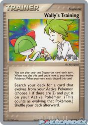 Wally's Training (Bright Aura) 89/100<br/>Ken Sugimori