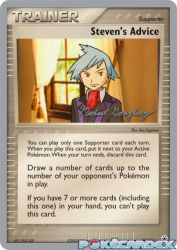 Steven's Advice (King of the West) 92/101<br/>Ken Sugimori