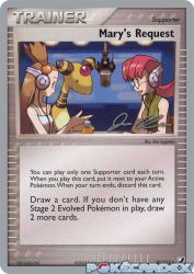 Mary's Request (Mewtrick) 86/115<br/>Ken Sugimori