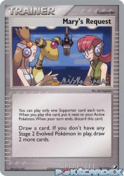 Mary's Request (Suns & Moons) 86/115<br/>Ken Sugimori