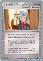 Steven's Advice (Suns & Moons) 92/101<br/>Ken Sugimori
