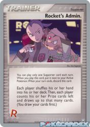 Rocket's Admin. (B-L-S) 86/109<br/>Ken Sugimori
