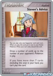 Steven's Advice (Eeveelutions) 92/101<br/>Ken Sugimori