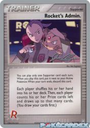 Rocket's Admin. (Mewtrick) 86/109<br/>Ken Sugimori
