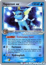 Vaporeon ex (Flyvees)  110/113<br/>Hikaru Koike