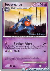Toxicroak (Intimidation) 31/100<br/>Kent Kanetsuna