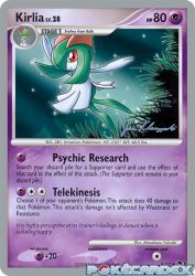 Kirlia (Psychic Lock) 8/17<br/>Masakazu Fukuda