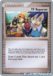 TV Reporter (Bliss Control) 82/101<br/>Ken Sugimori