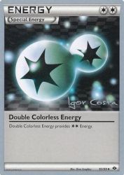 Double Colorless Energy (Pesadelo Prism) 92/99<br/>5ban Graphics