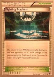 Fighting Stadium (Primal Groudon) 90/111<br/>Ryo Ueda