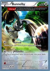 Bunnelby (Primal Groudon) 121/160<br/>Hitoshi Ariga