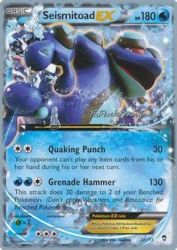 Seismitoad-EX (Punches 'N' Bites) 20/111<br/>Eske Yoshinob