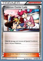 Pokémon Center Lady (Primal Groudon) 93/106<br/>Maiko Fujiwara