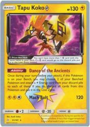 Tapu Koko Prism Star (Pikarom Judge) 51/181<br/>Kouki Saitou