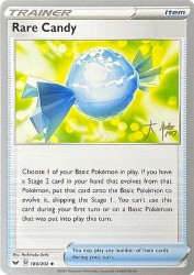 Rare Candy (Ice Rider Palkia) 180/202<br/>Yoshinobu Saito