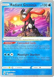 Radiant Greninja (Ice Rider Palkia) 046/189<br/>Souichirou Gunjima