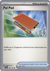 Pal Pad (Lost Box Kyogre) 182/198<br/>Studio Bora Inc.