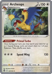 Archeops (Colorless Lugia) 147/195<br/>Masakazu Fukuda