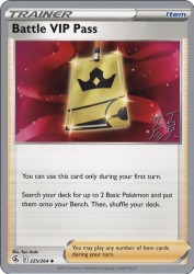 Battle VIP Pass (Lost Box Kyogre) 225/264<br/>Ryo Ueda