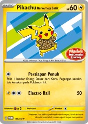 Pikachu Berkemeja Batik (Pikachu wearing a Batik shirt) 155/SV-P