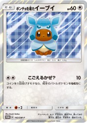 Poncho-wearing Eevee 143/SM-P
